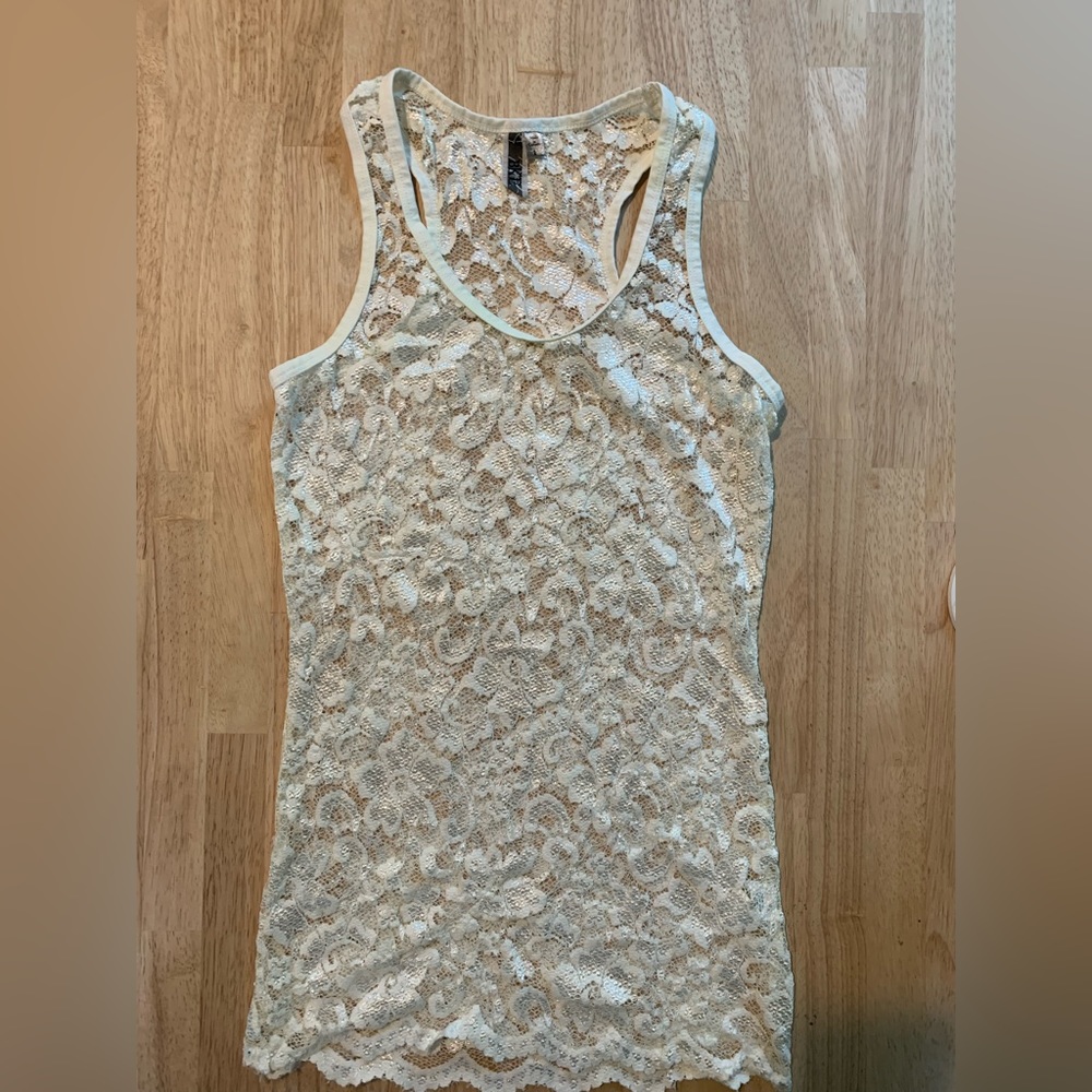 BKE lace tank